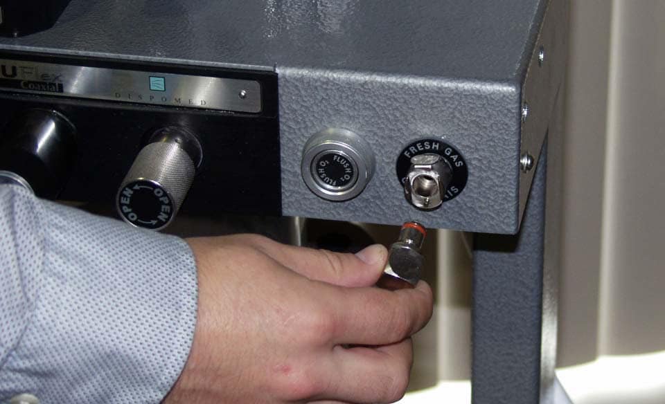 Anesthesia machine maintenance