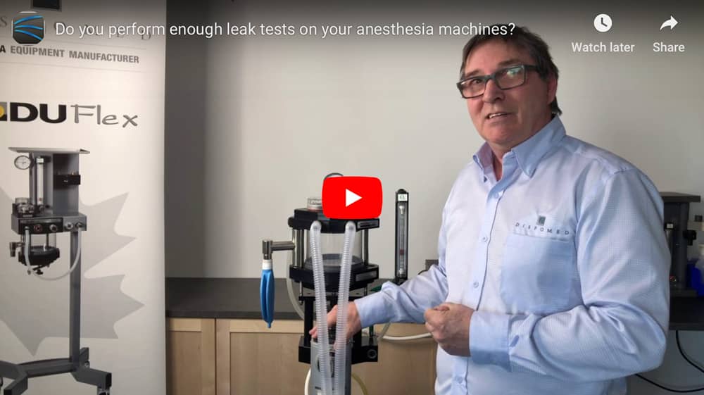 Do you perform enough leak tests on your anesthesia machines? Dispomed