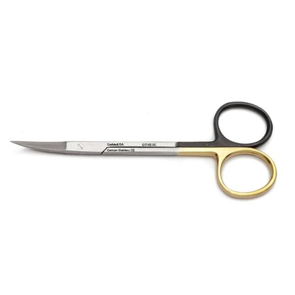 Iris Scissors 4 1/2", Curved, Supersharp Dispomed