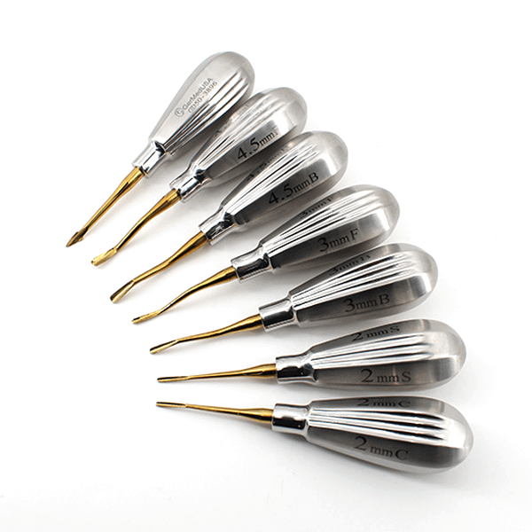 Luxating Elevators Set of 7 Small Handle Dispomed