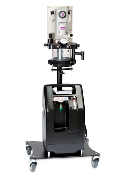 Moduflex Access2 Veterinary Anesthesia Machine with integrated concentrator
